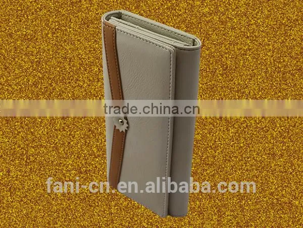 New design Guangzhou Fani leather wallets with card holders for women