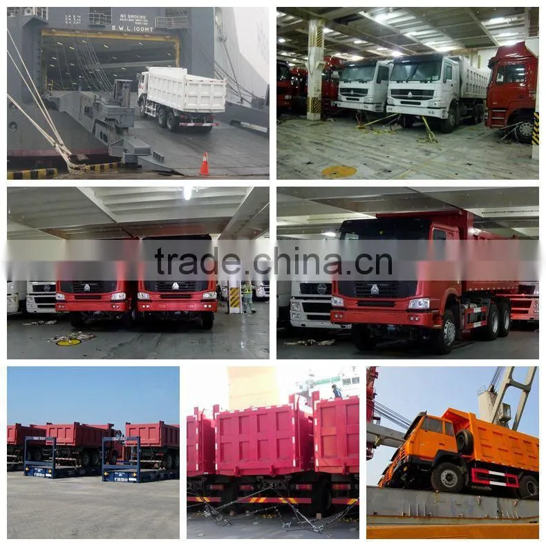Sinotruk Howo 6x4 Cargo truck with 5T crane Camiones Chinos de Carga