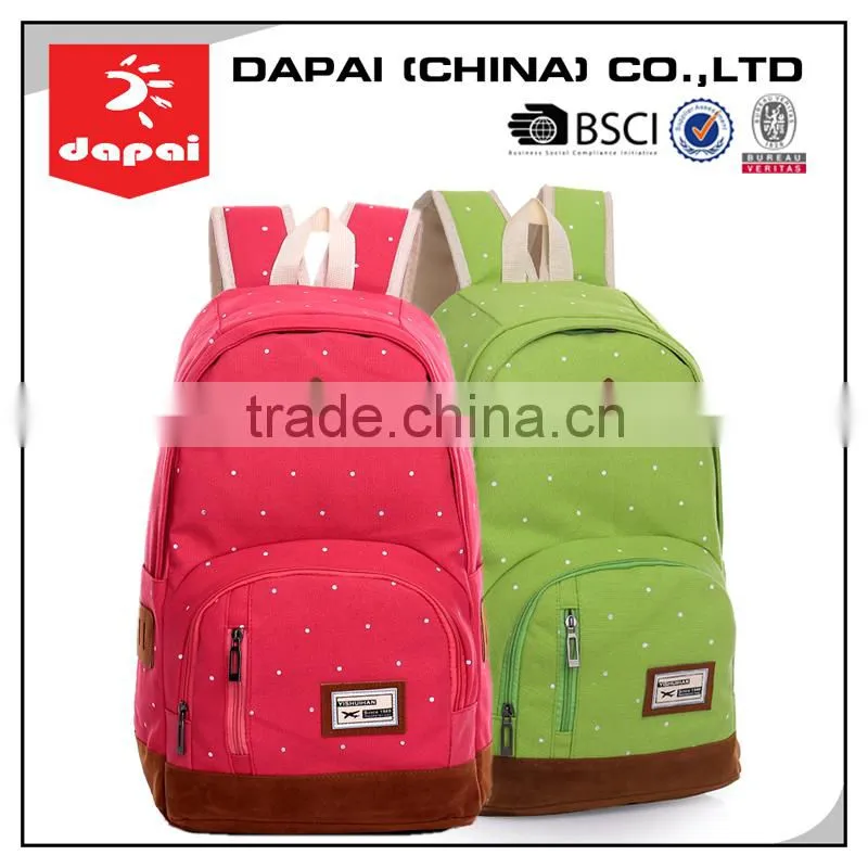 Funny Canvas School Backpack Wholesale Backpack