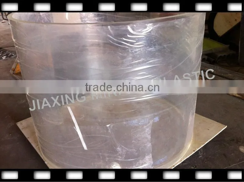 acrylic cylindrical aquarium tank