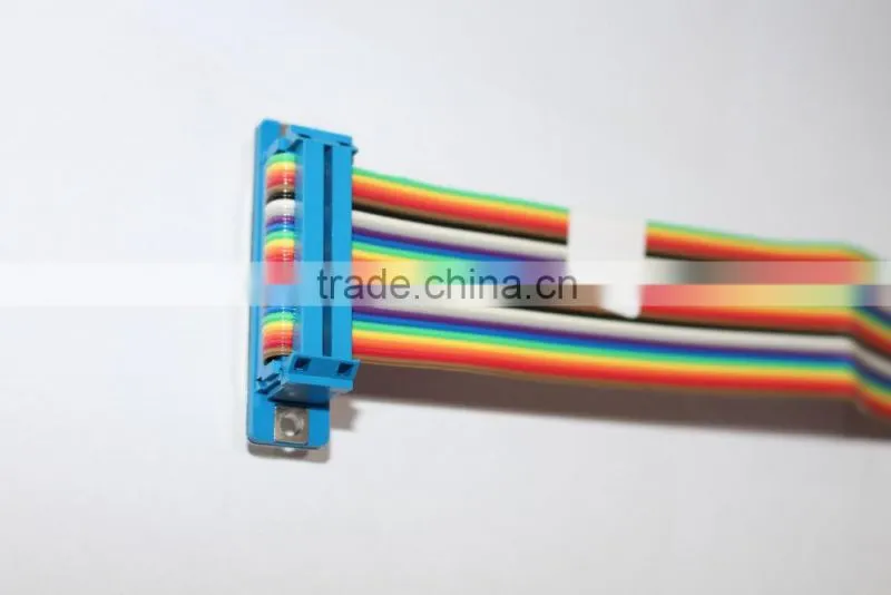 KSM DB Terminal wire & cable harness custom 2.54mm wire to board idc flat cable assembly