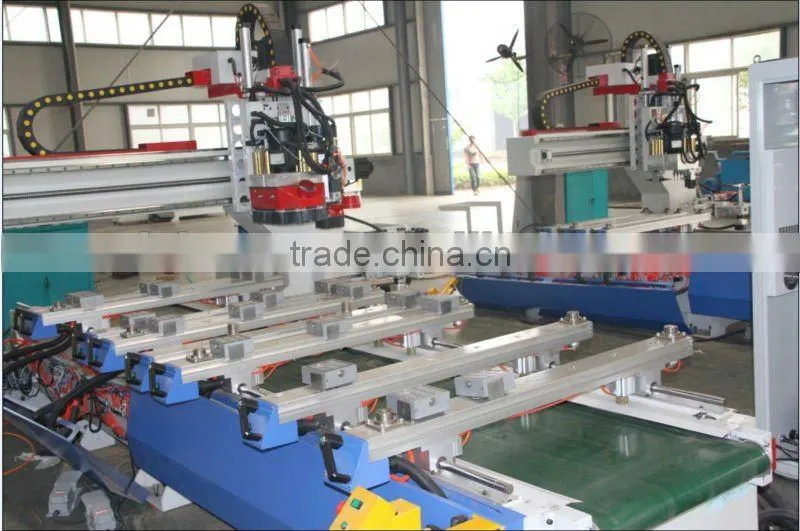 Wood Cabinet ATC CNC Router with drill and saw