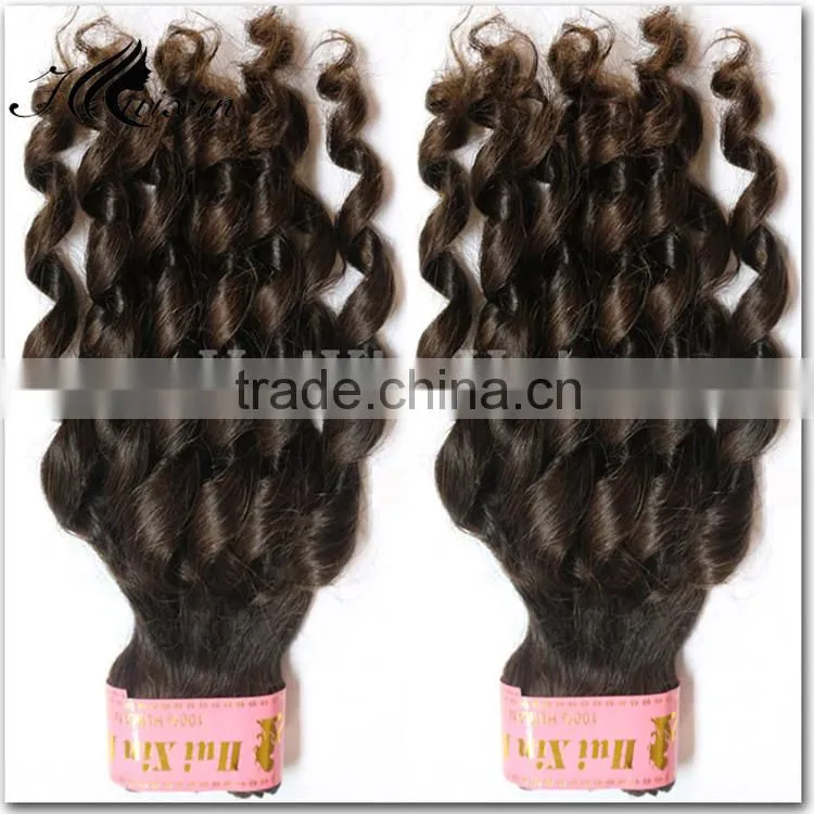 One donor virgin hair weft large stock romance curl genesis virgin hair