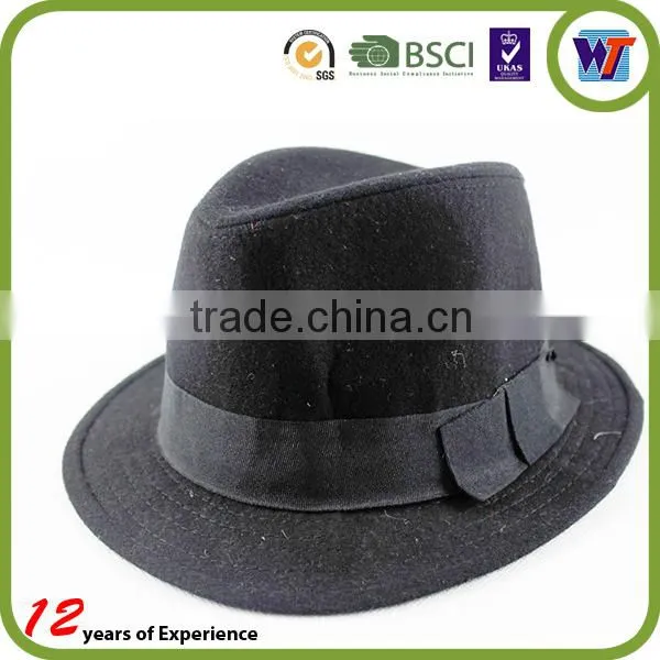 2015 High Quality Women Fashion Cap Custom Wool Felt Hats With Fur Buckle