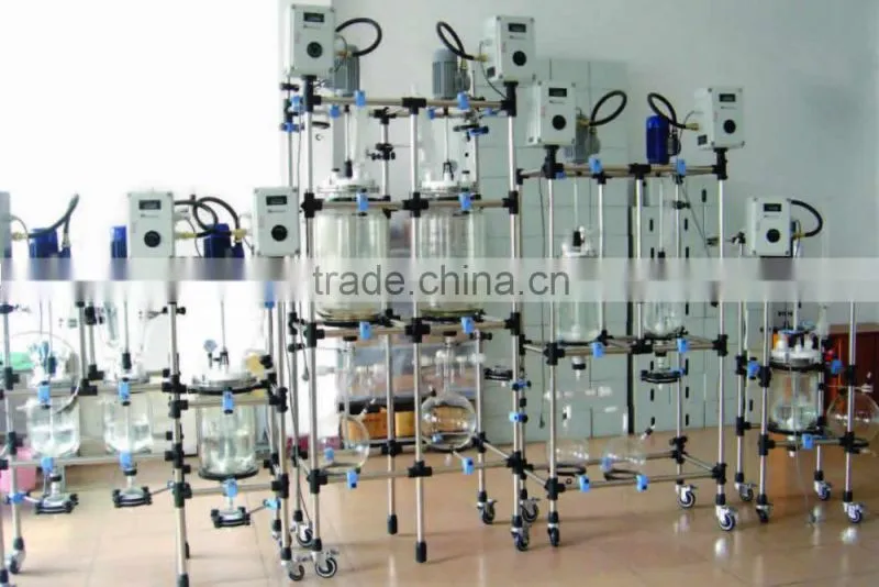 Jacketed Glass Reactor 10L