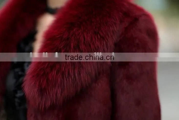 Fashion women fur coat women sheep fur comfortable elegant coat