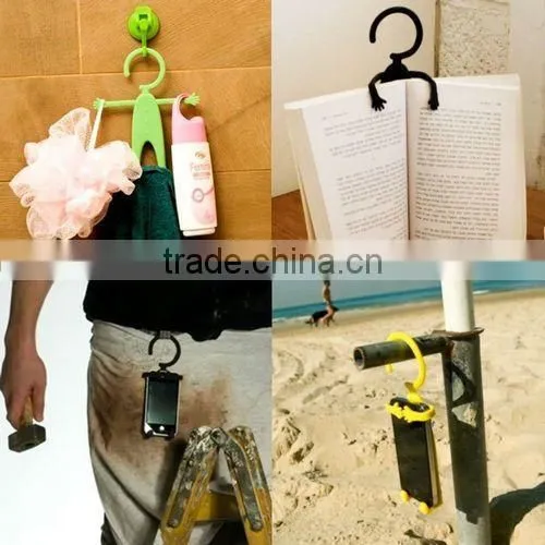 2014 New arrival Flexible Silicon Cell Phone Holder, Silicone Mobile Hook
