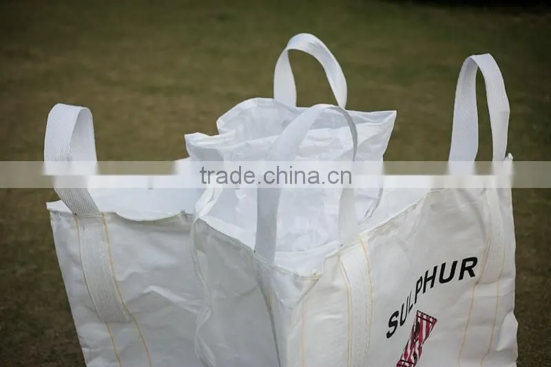 pp jumbo bag/pp big bag/ton bag for sand, building material, chemical, fertilizer, flour , sugar