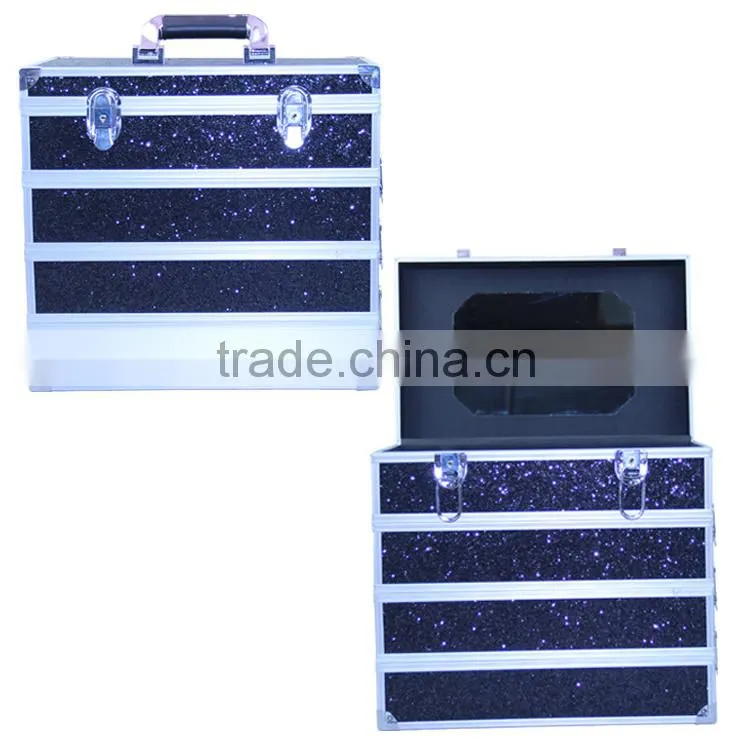 Professional Hardshell Exquisite Workmanship Hair Stylist Tool Case With Drawers