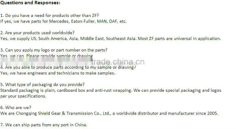 Gearbox Synchronizing Ring Differential ZF 6S 1600 Gearbox Hengtong Luxury Bus Gear Box Parts 1268304594