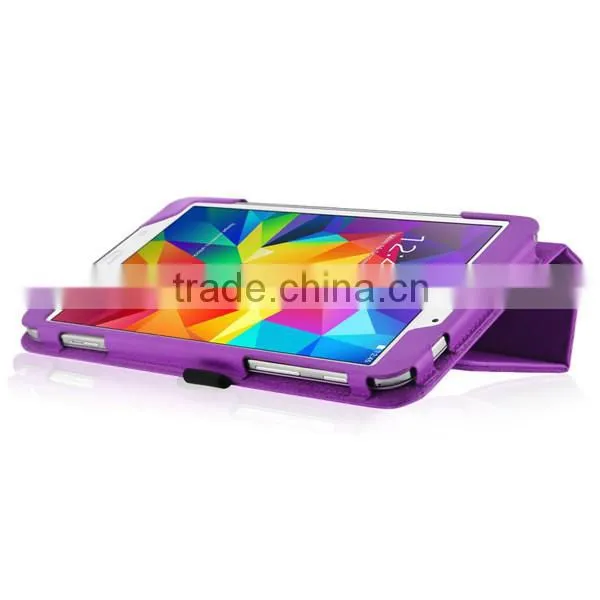 2014 New Style Slim Flip Stand Leather Cover Case For Samsung Galaxy Tab 4 8.0 T330