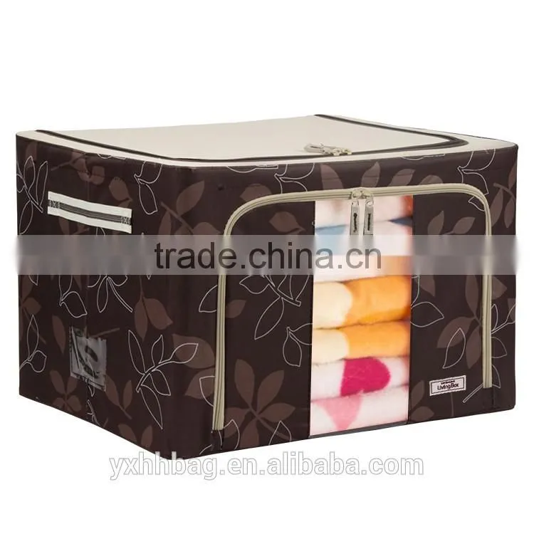Foldable polyester waterproof storage bag for bedroom