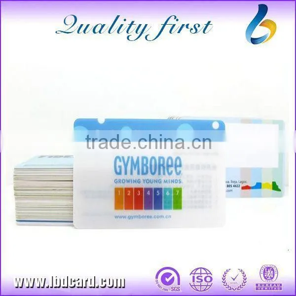 Printable T5577 Crystal Transparent Proximity PVC Cards