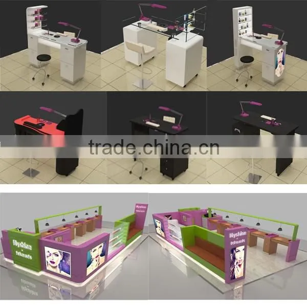 Indoor Mall Nail Tables for Sale