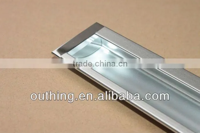 decorative metal recessed cabinet handle