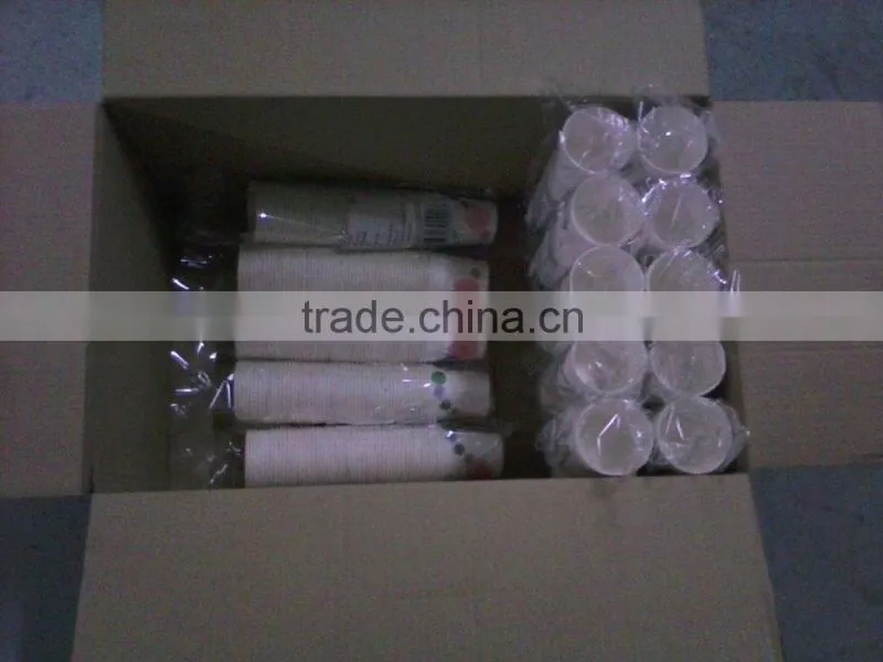 6 oz printed single wall disposable paper cup with logo print