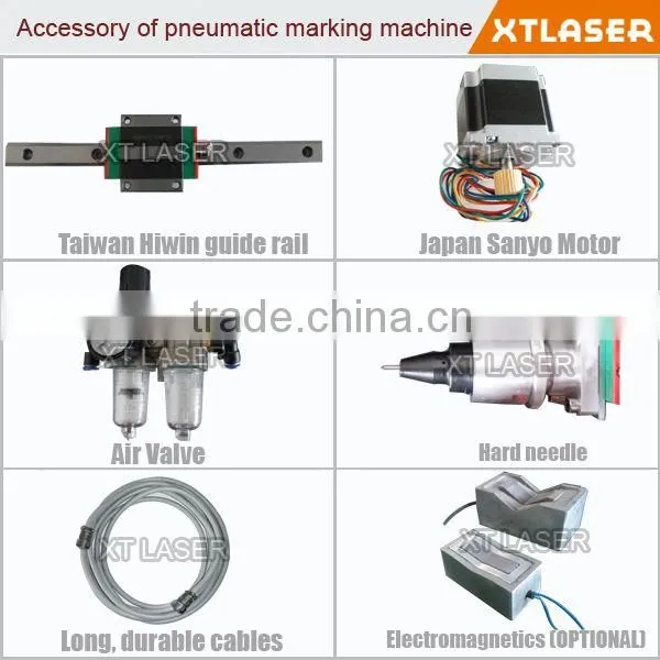 2014 hot selling Possible brand Pneumatic Marking Machine vin code dot peen marking