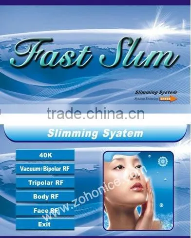 BS02 Portable 5 in 1 RF+vacuum 40k cavitation slimming machine