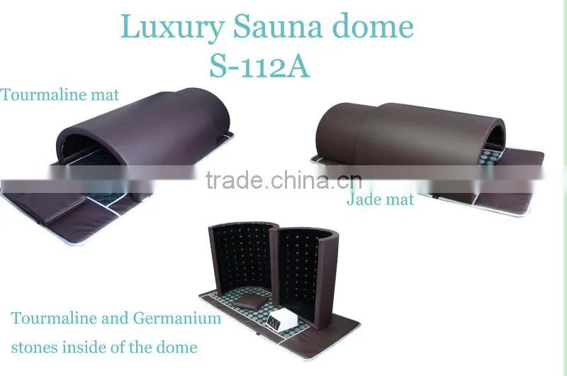far infrared dry sauna spa capsule with jade stone heating mat
