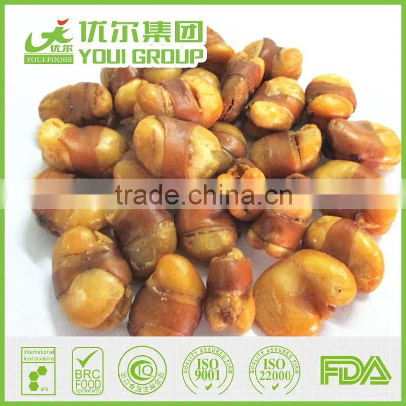 Manufacturer of Beans Supply Crispy Seaweed Broad Bean Chips Snack