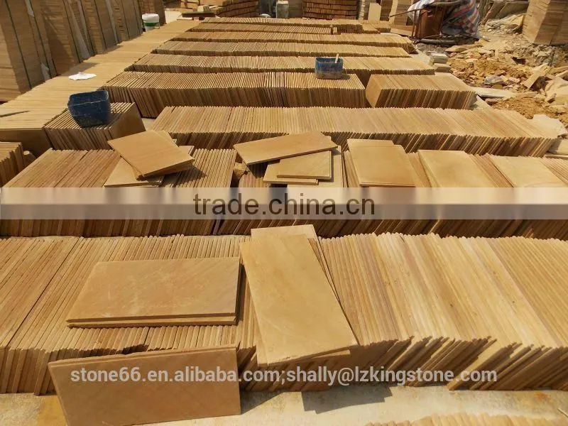 2016 decorative wall tiles yellow sandstone tiles