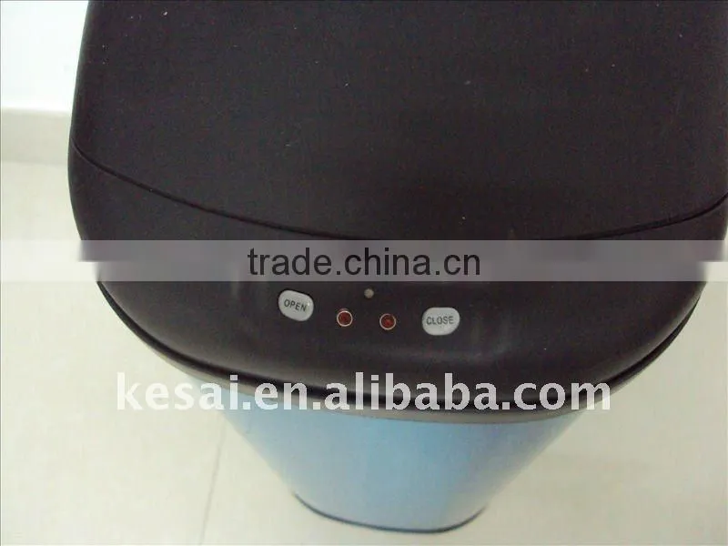 Stainless Steel Sensor Trash Bin automatic trash can dust bin waste can Hand FreeKSLD-3-15LB one touch dustbin