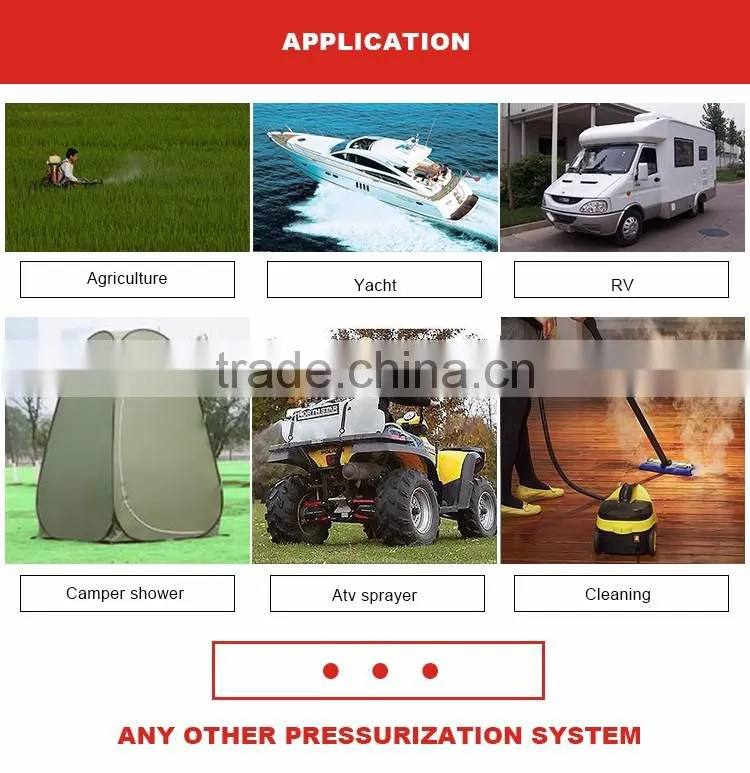12v 4.3L/min 3.5A low pressure water pump for home application