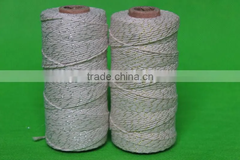 Best quality gift box Cotton twine ribbon