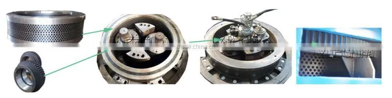 3-5TPH ring die small pellet machine