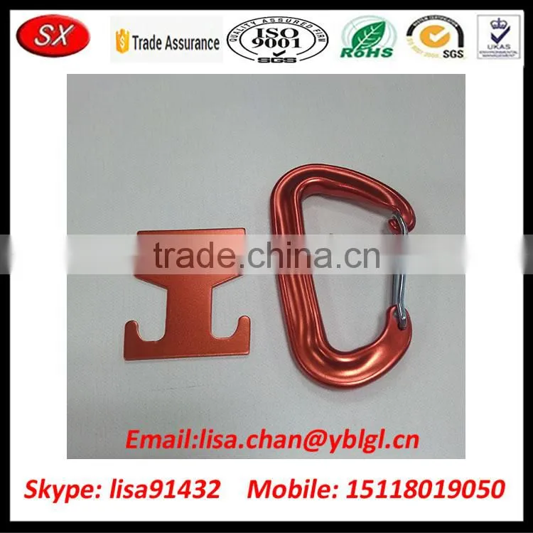 High Quality Outdoor Mountain Climbing Carabiner with LOGO