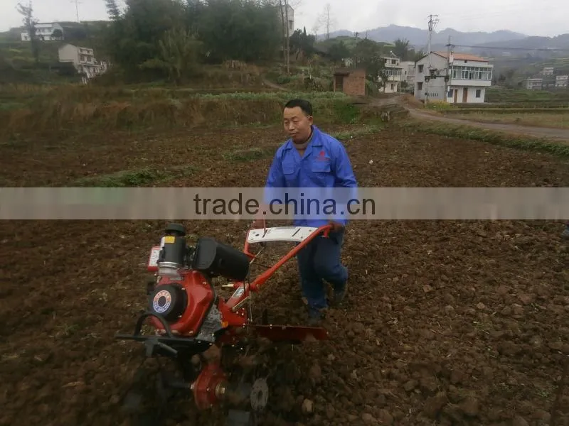 170F gasoline poer tiller agricultural machine garden cultivator with tool kit