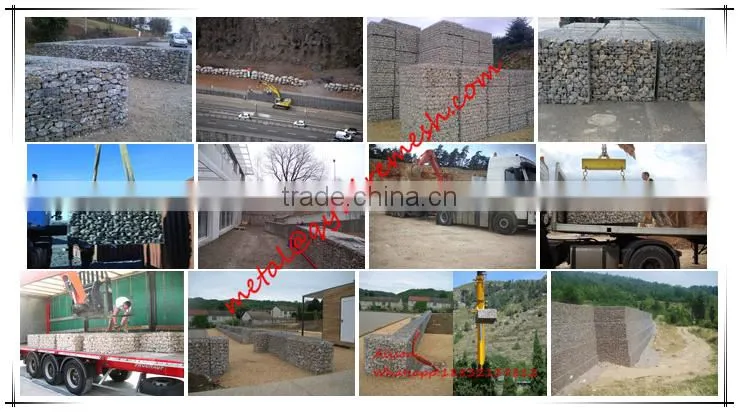1*1*0.3m galvanized gabion mattress price / gabion box price