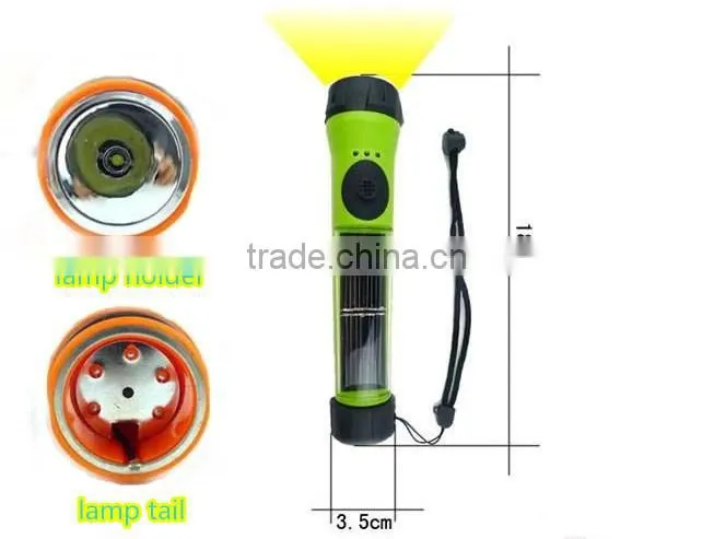 High Powerful Solar Flashlight