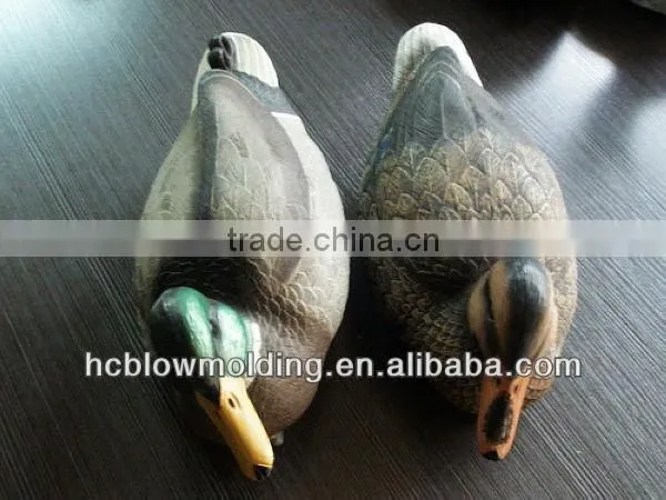 OEM Blow Molding Garden And Hunting Duck Decoy Plastic PE Mallard Duck Decoys