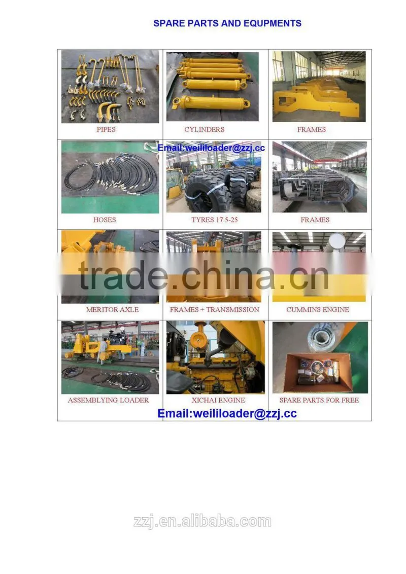 New Brand SWM635 WHEEL LOADER WITH CUMMINS ENGINE WITH CE