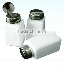 White ESD alcohol dispensing bottle