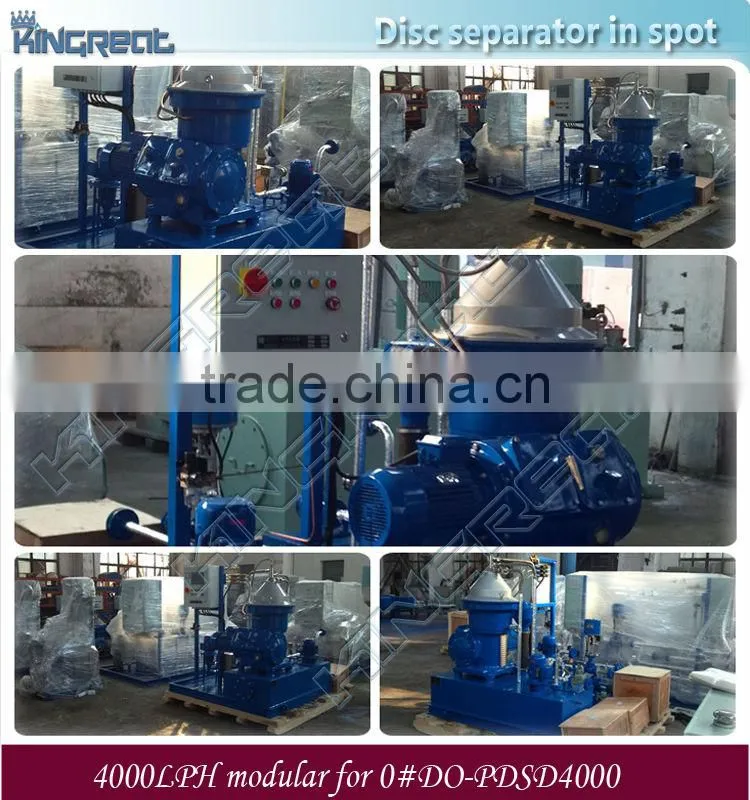 Electric Power Plant Fuel Oil Treatment Centrifuge Separator