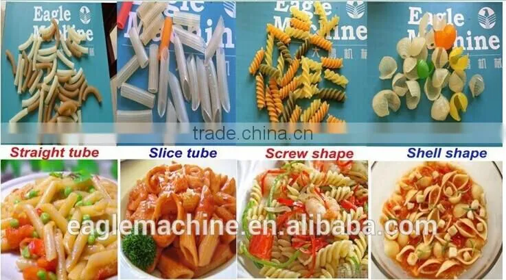 Round tube shape macaroni processing plant,macaroni making machinery,macaroni pasta making machine