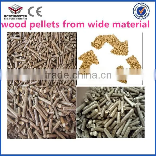 Rotex biomass pellet machine press rubber wood pellet