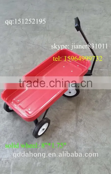 Kid's Tool Cart,Kid's Wheelbarrow ,Children Wheel Barrow with 4 Solid Wheel TC1805