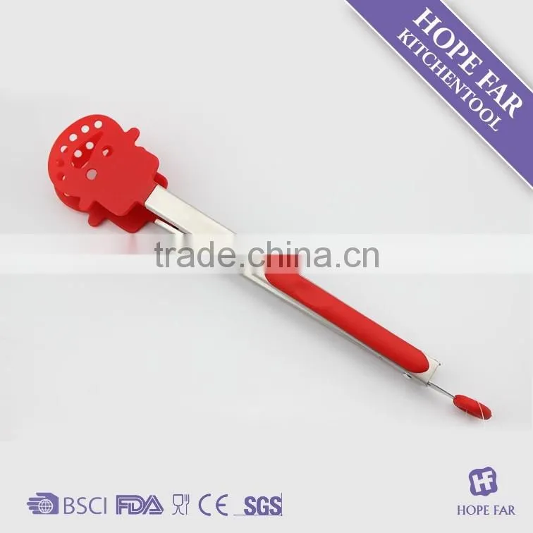 0300079-81-97 Snowman christmas tree snowflake shape nylon food tong