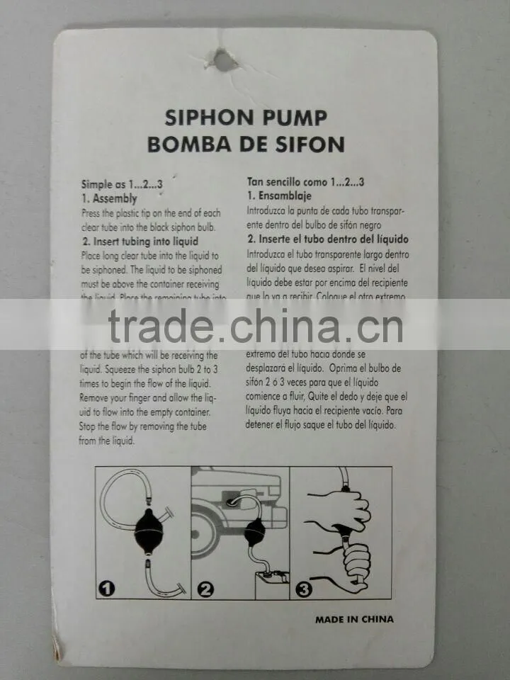 new material simple flexible fluid siphon pump plastic oil pump hand tools