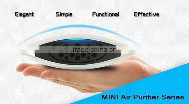 2016 hot sale car cigarette smoke removing air purifier for car