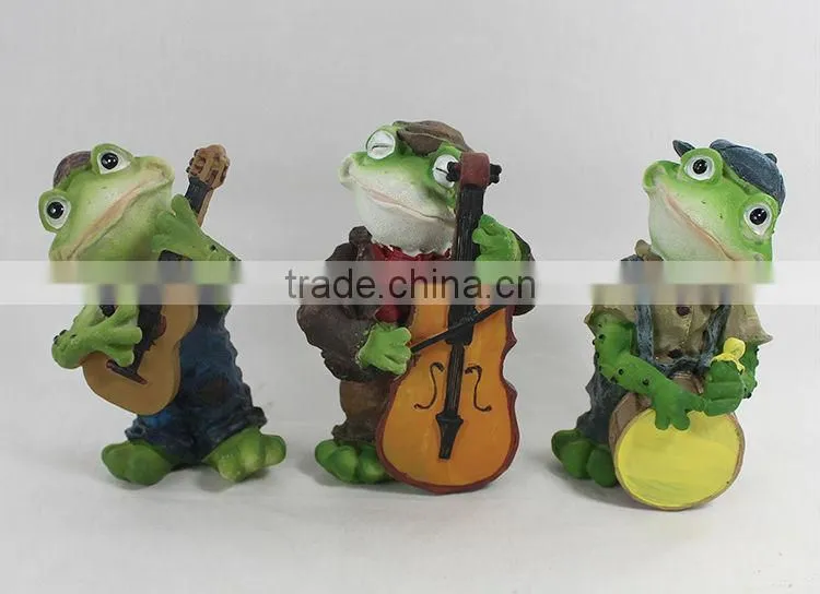 Garden ornament cute frog decoration