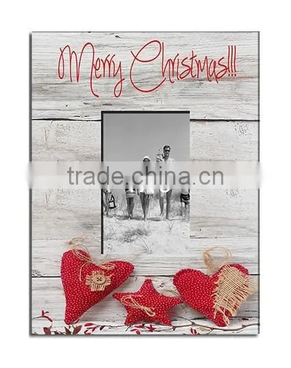 MDF Paper Decal Christmas Photo Frame
