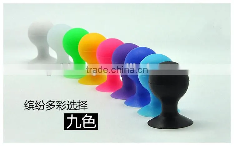 Factory wholesale new fashion mobile phone holders / sucker cute ball shape silicone mobile phone holders