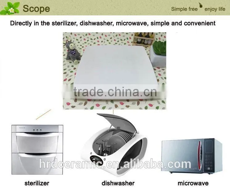 Stocked ceramic porcelain plate wholesale serving dishes for daily used