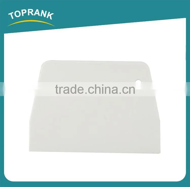 Toprank SGS Approval Promotion Trapezoid Shape Baking Pastry Cake Tools Plastic Cake Spatula