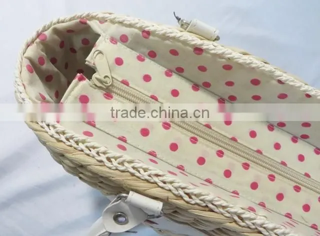 Custom handmade corn husk hand bag for sale