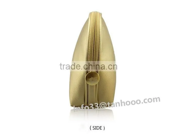 promotion fashional travel leather cosmetic bag